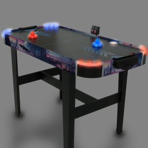 LED Airhockey-Tisch Skyline Arena, Airhockey mit LED-Lichteffekt und LED-Pusher/Pucks | FASports
