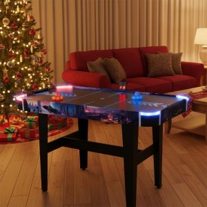 LED Airhockey-Tisch Skyline Arena, Airhockey mit LED-Lichteffekt und LED-Pusher/Pucks | FASports