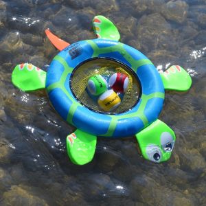Wasser Wurfspiel Turtle Toss, Neopren Ballspiel Outdoor für Strand/See/Schwimmbad | sunflex