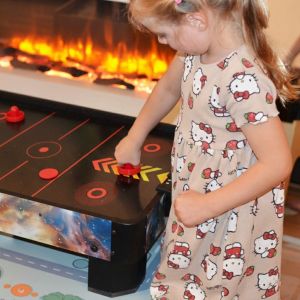 Airhockey-Tischauflage Zero-G Battle, Airhockey inkl. 4 Pusher/Pucks | FASports